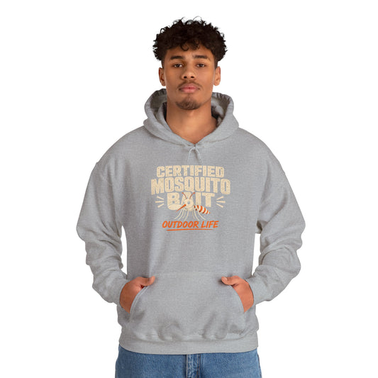 Certified Mosquito Bait Funny Camping Hoodie
