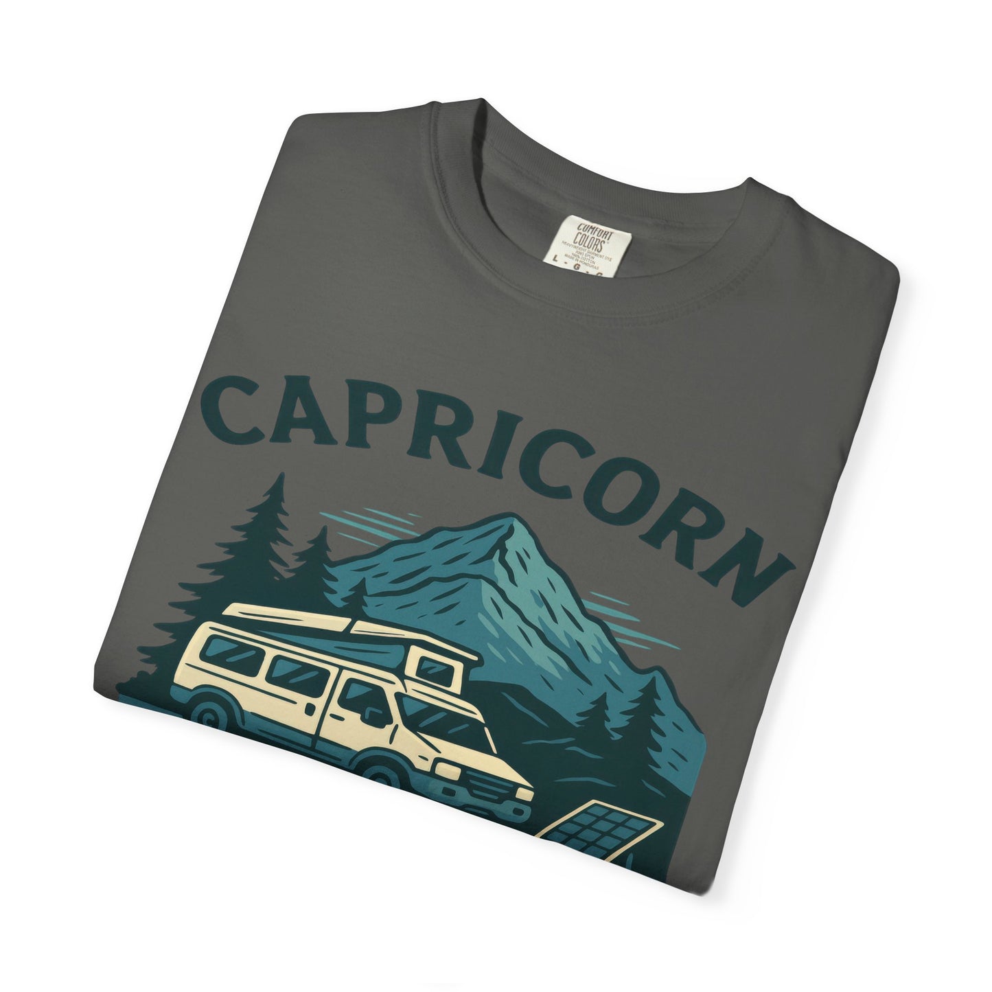 Capricorn Camping Adventure Comfort Colors T-shirt