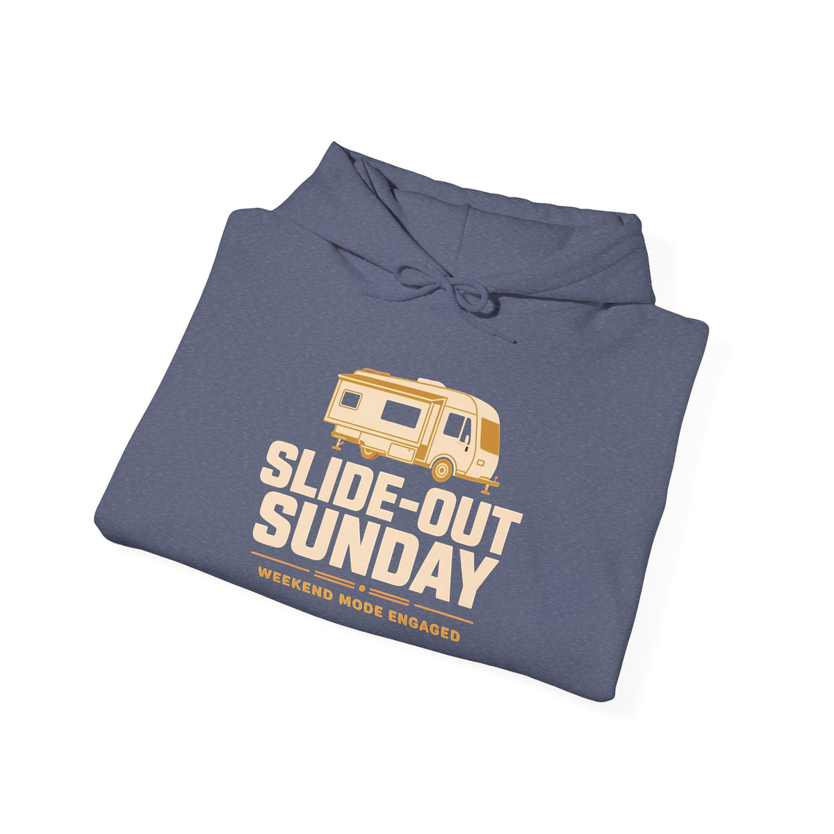 Slide-Out Sunday Funny Camping Hoodie