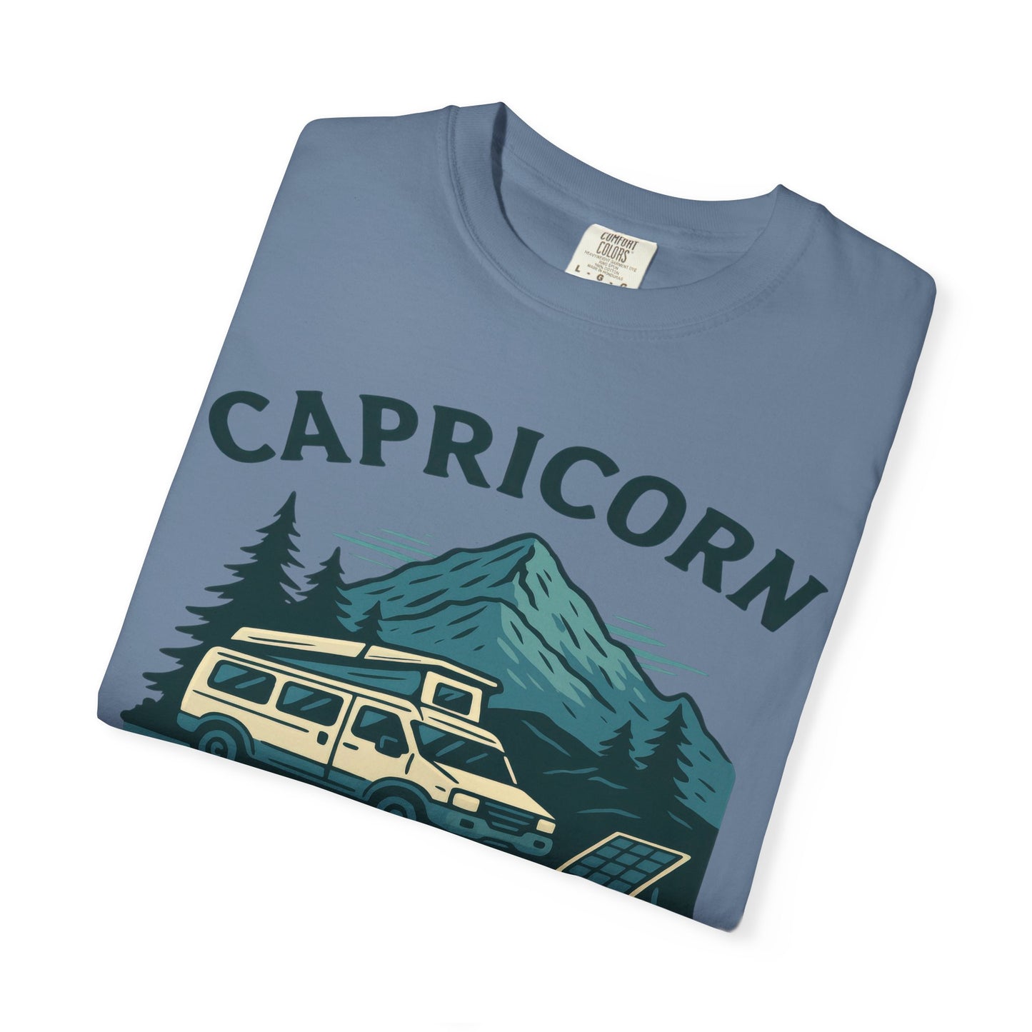 Capricorn Camping Adventure Comfort Colors T-shirt