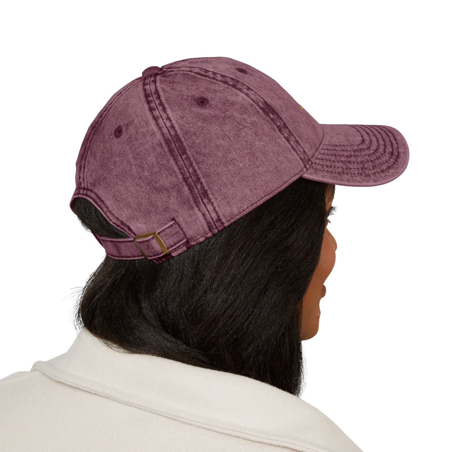 Vintage Embroidered Sun Cap — Smile Sunshine Baseball Hat