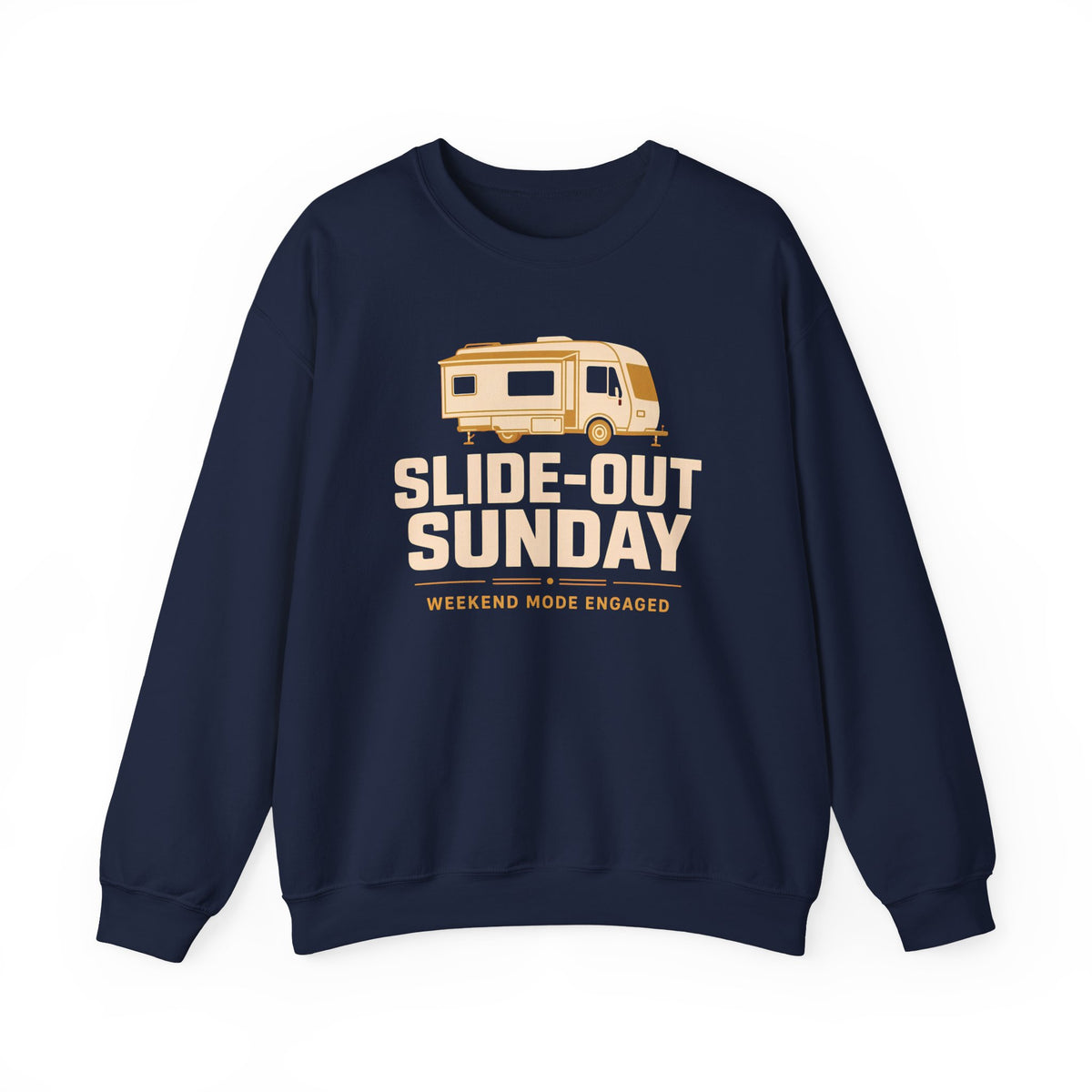 Slide-Out Sunday Funny Camping Sweatshirt