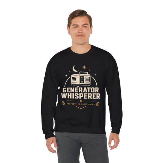 Generator Whisperer Funny Camping Sweatshirt