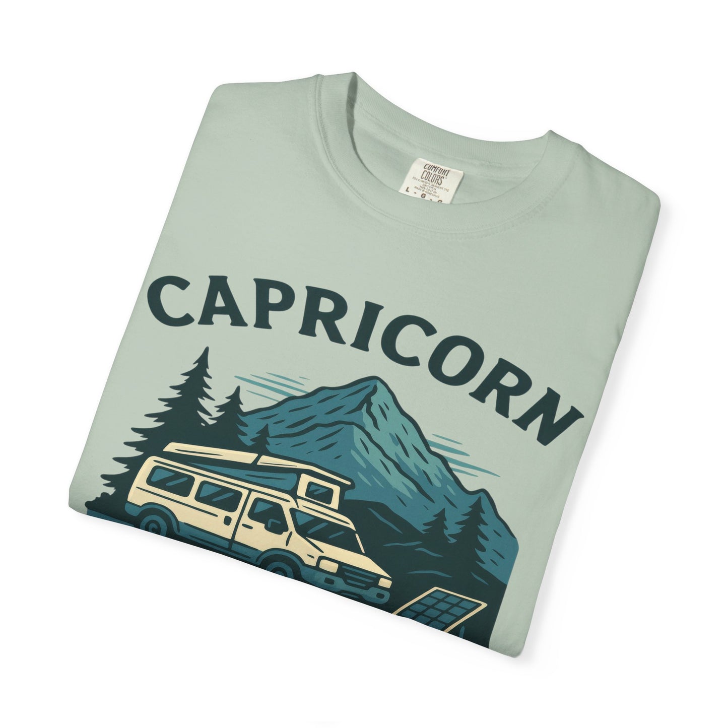 Capricorn Camping Adventure Comfort Colors T-shirt