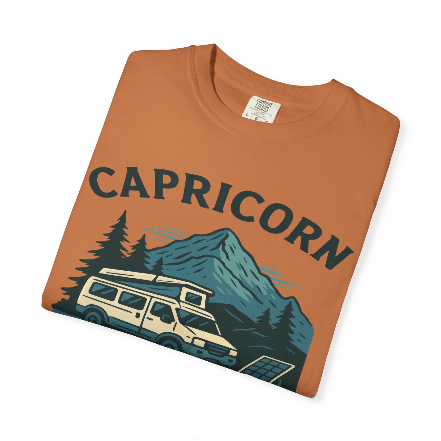 Capricorn Camping Adventure Comfort Colors T-shirt