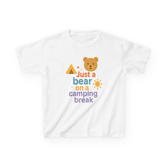Bear Camping Adventure Youth Gildan Tee