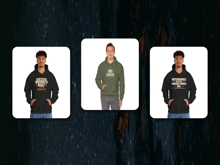 Hoodies - Megawatt Merch funny RV camping designs