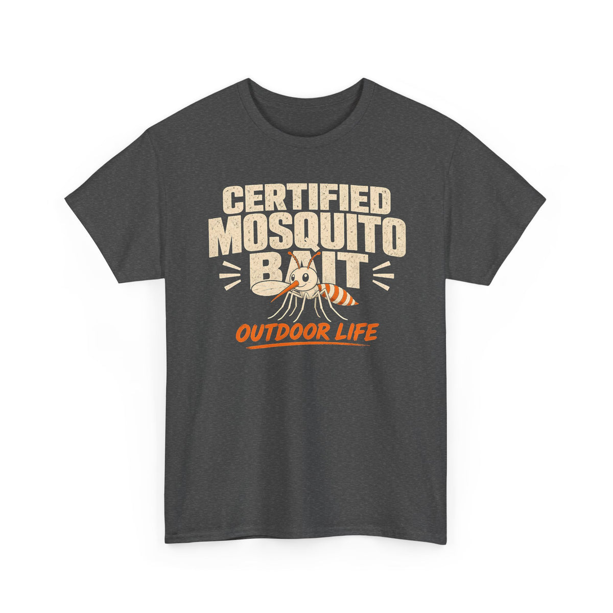 Certified Mosquito Bait Funny Camping Tee