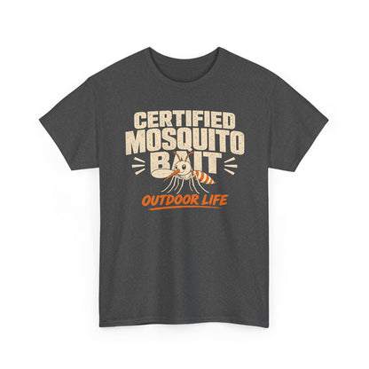 Certified Mosquito Bait Funny Camping Tee
