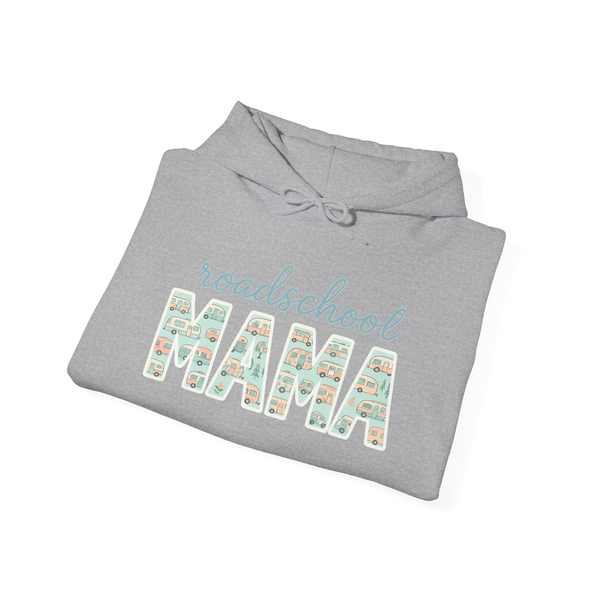 Roadschool Mama: Whimsical RV Education Design Funny Camping Hoodie