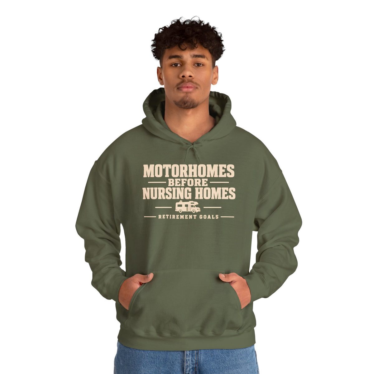 Motorhomes Before Nursing Homes Funny Camping Hoodie