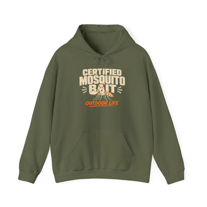 Certified Mosquito Bait Funny Camping Hoodie