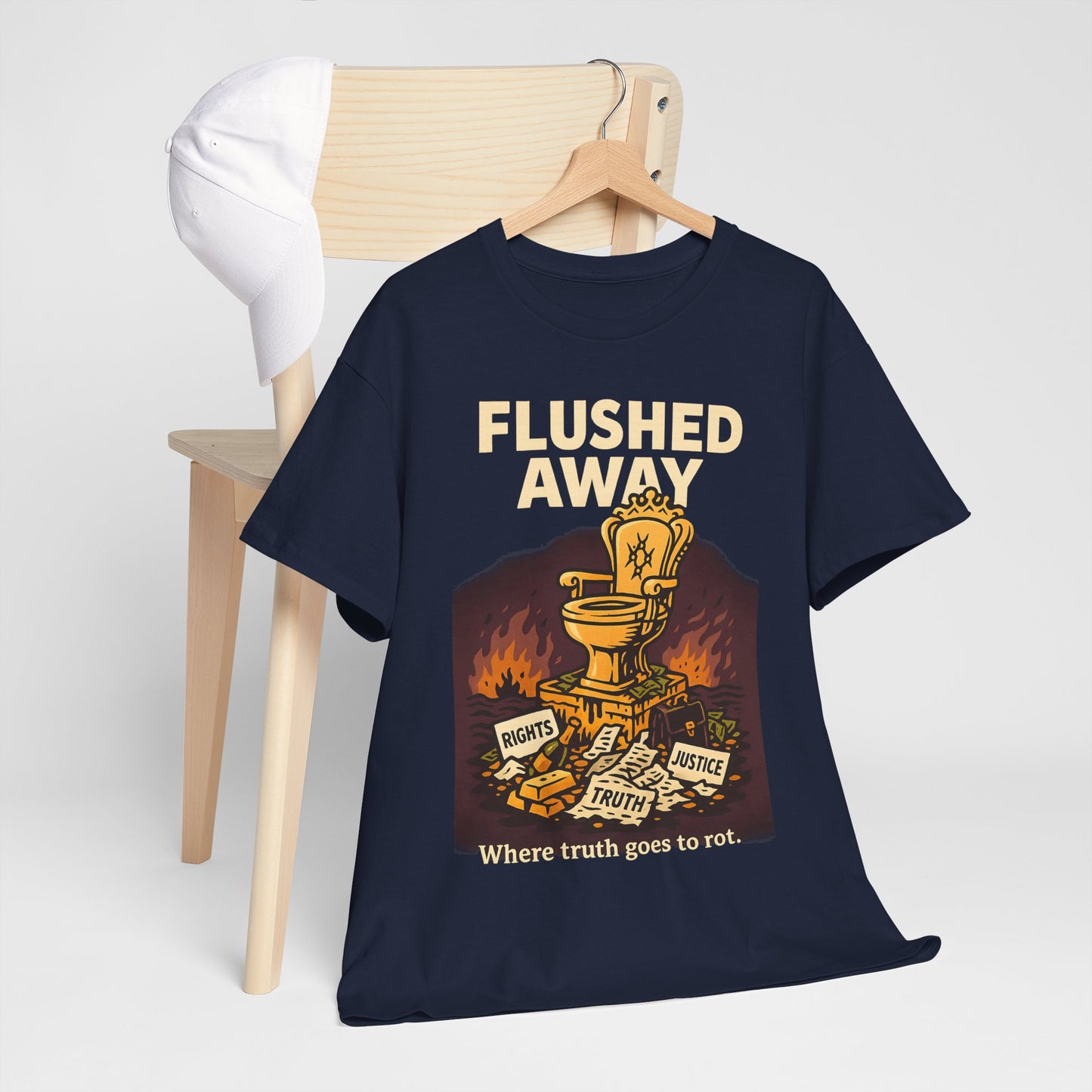 Flushed Away – Truth in the Toilet Tee