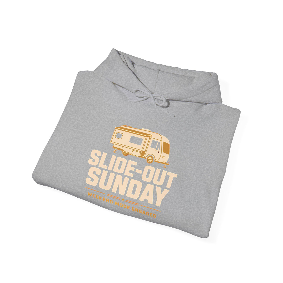 Slide-Out Sunday Funny Camping Hoodie