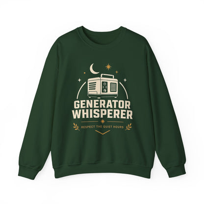 Generator Whisperer Funny Camping Sweatshirt