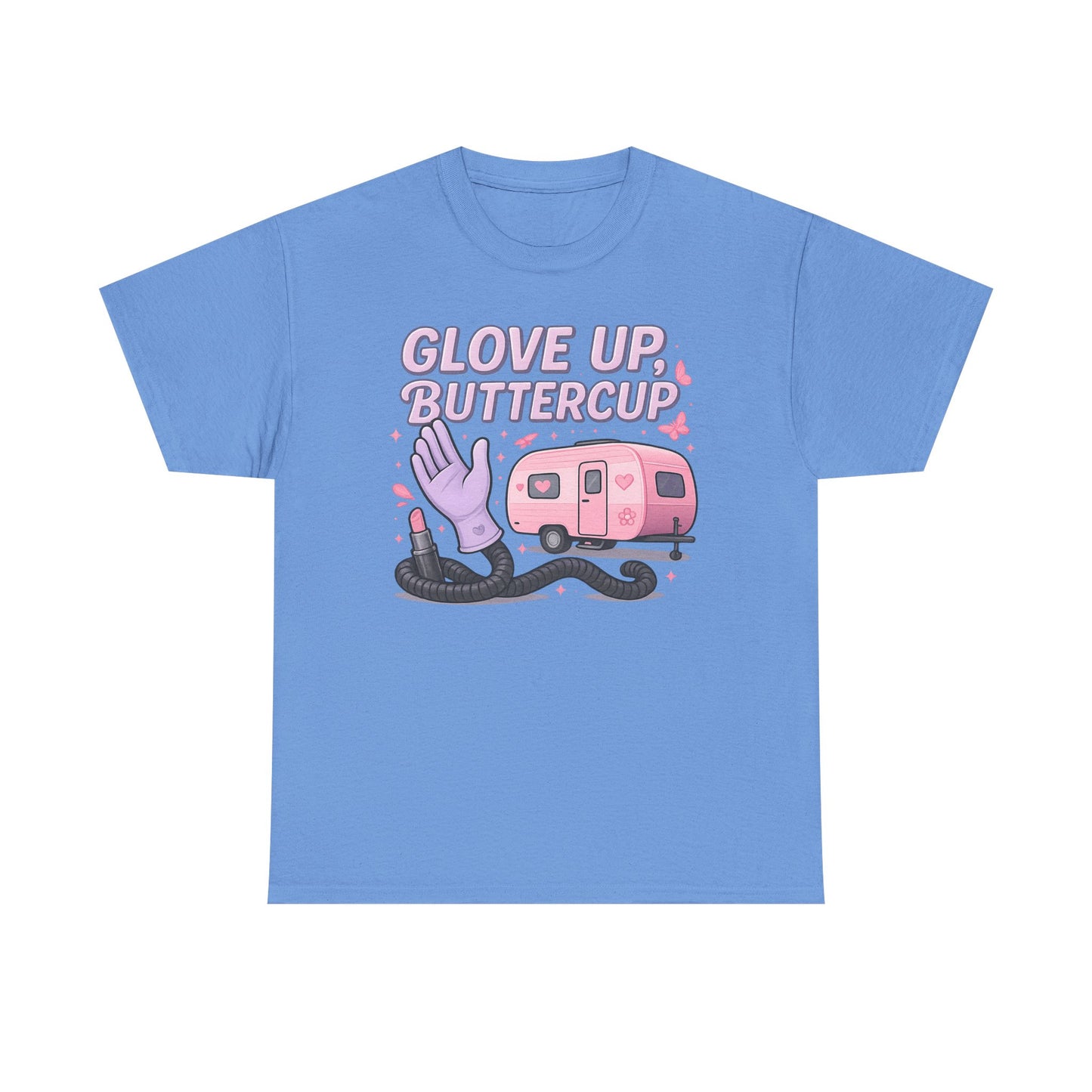 Glove Up, Buttercup: Empowering Female Campers Gildan Tee