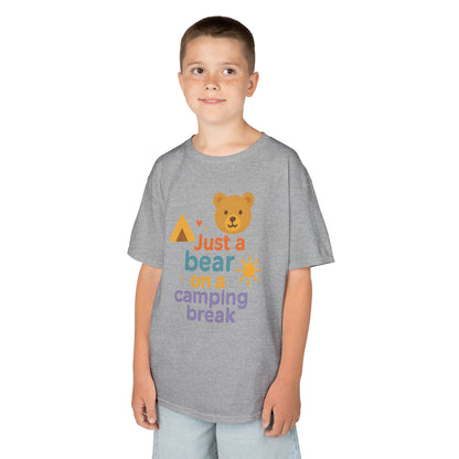 Bear Camping Adventure Youth Gildan Tee