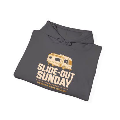 Slide-Out Sunday Funny Camping Hoodie