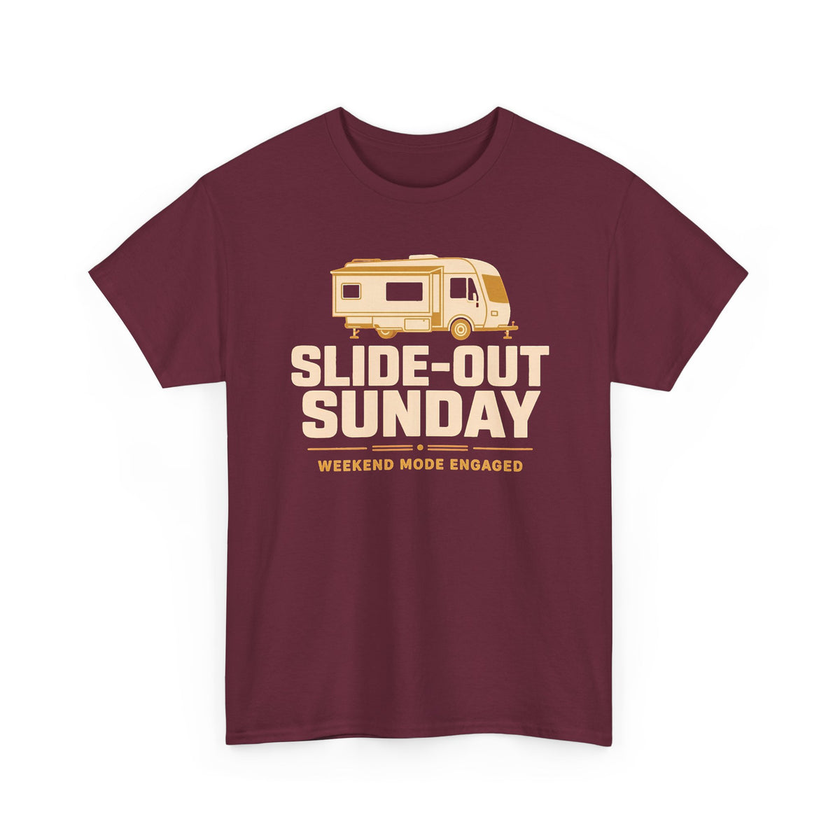 Slide-Out Sunday Funny Camping Tee