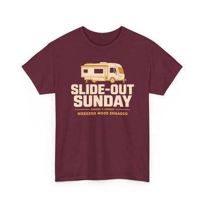 Slide-Out Sunday Funny Camping Tee
