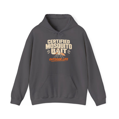Certified Mosquito Bait Funny Camping Hoodie