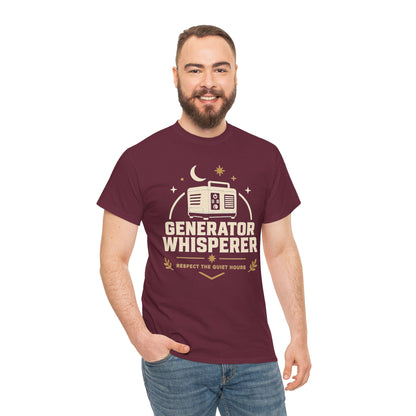Generator Whisperer Funny Camping Tee