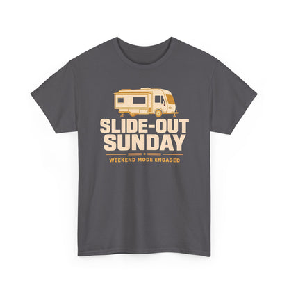 Slide-Out Sunday Funny Camping Tee