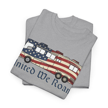 United We Roam Class A RV | Patriotic Camper Tee