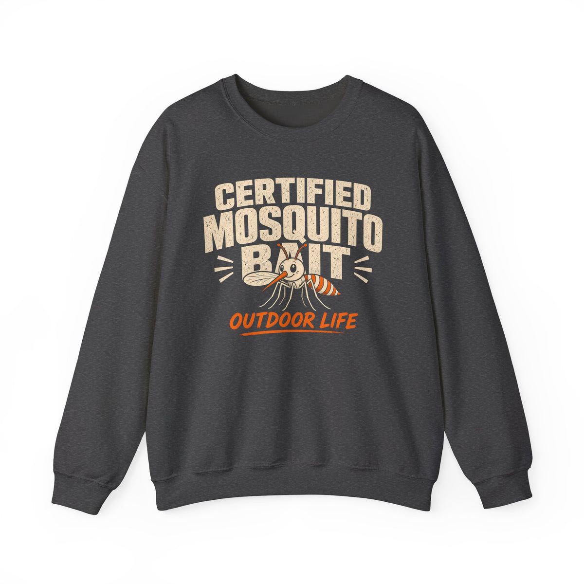 Certified Mosquito Bait Funny Camping Sweatshirt