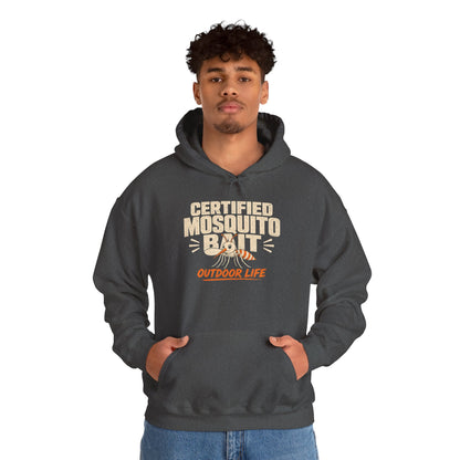 Certified Mosquito Bait Funny Camping Hoodie