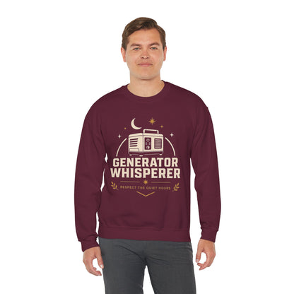 Generator Whisperer Funny Camping Sweatshirt