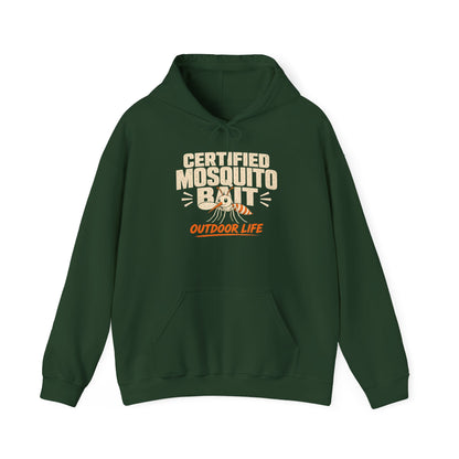 Certified Mosquito Bait Funny Camping Hoodie