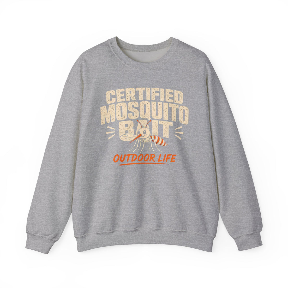 Certified Mosquito Bait Funny Camping Sweatshirt