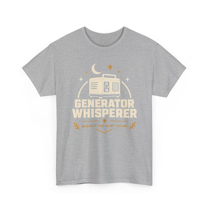 Generator Whisperer Funny Camping Tee