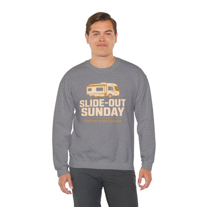Slide-Out Sunday Funny Camping Sweatshirt