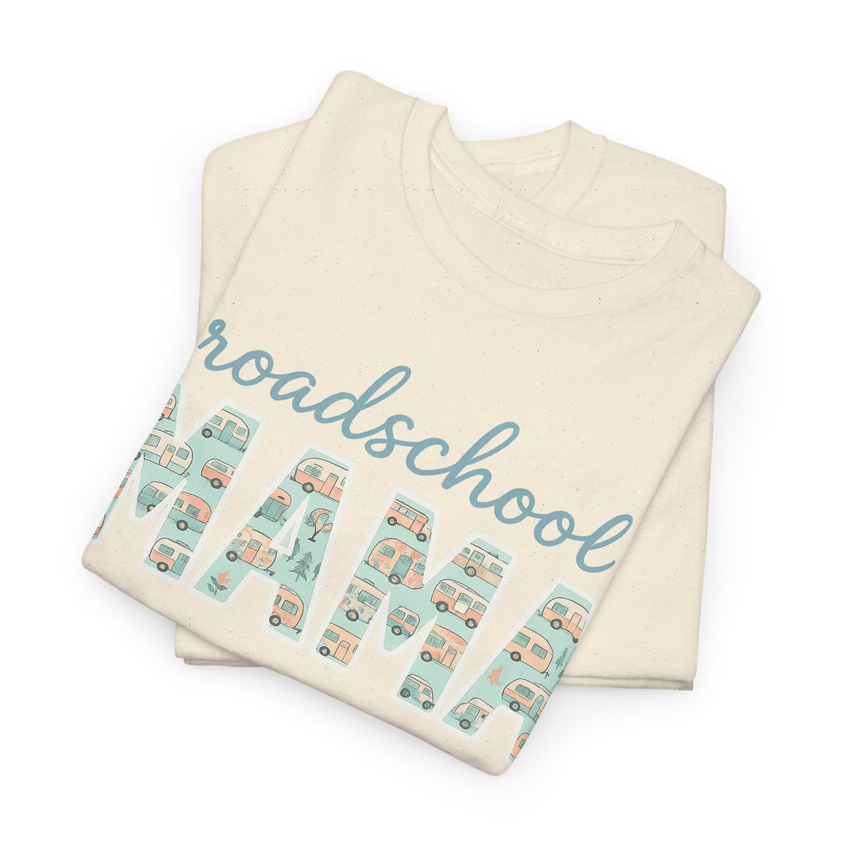 Roadschool Mama: Whimsical RV Education Design Funny Camping Tee