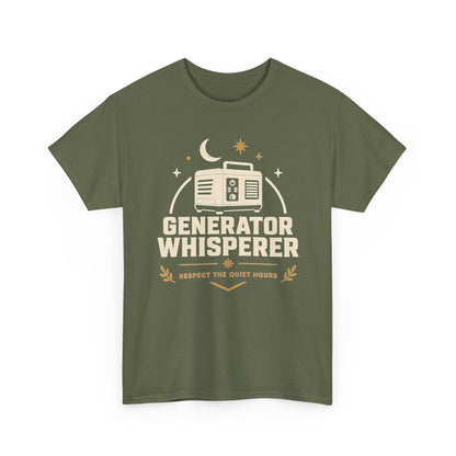 Generator Whisperer Funny Camping Tee