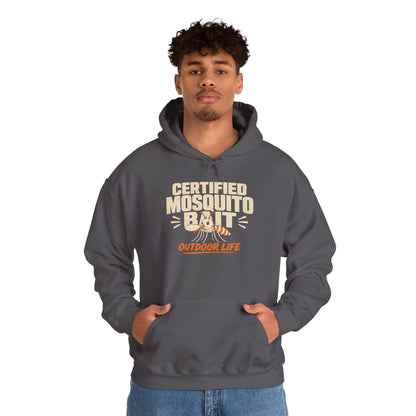 Certified Mosquito Bait Funny Camping Hoodie