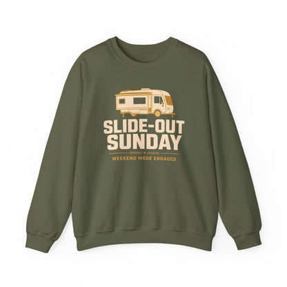 Slide-Out Sunday Funny Camping Sweatshirt