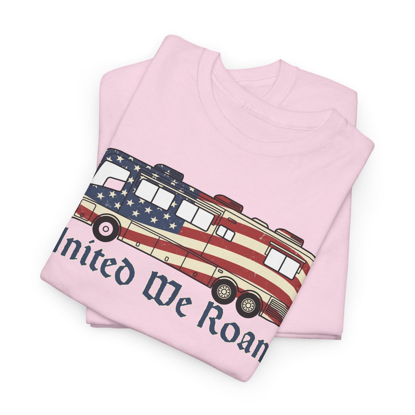 United We Roam Class A RV | Patriotic Camper Tee