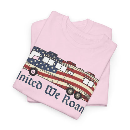 United We Roam Class A RV | Patriotic Camper Tee