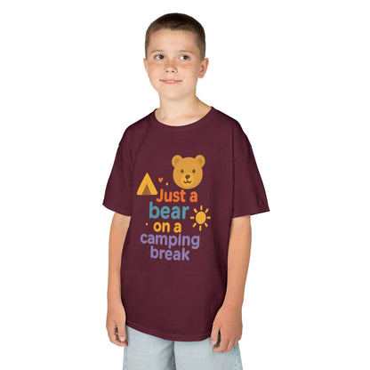 Bear Camping Adventure Youth Gildan Tee