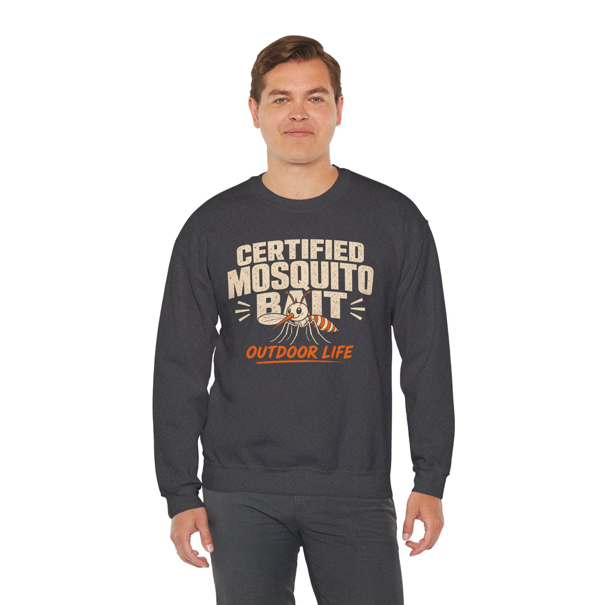 Certified Mosquito Bait Funny Camping Sweatshirt