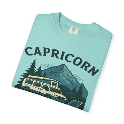 Capricorn Camping Adventure Comfort Colors T-shirt