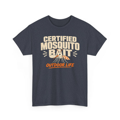 Certified Mosquito Bait Funny Camping Tee
