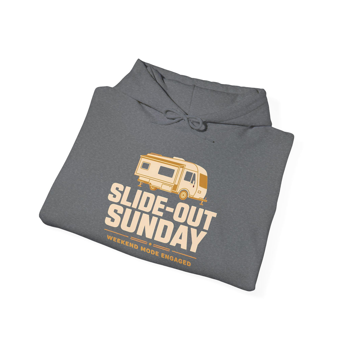 Slide-Out Sunday Funny Camping Hoodie