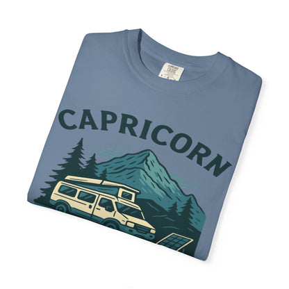 Capricorn Camping Adventure Comfort Colors T-shirt
