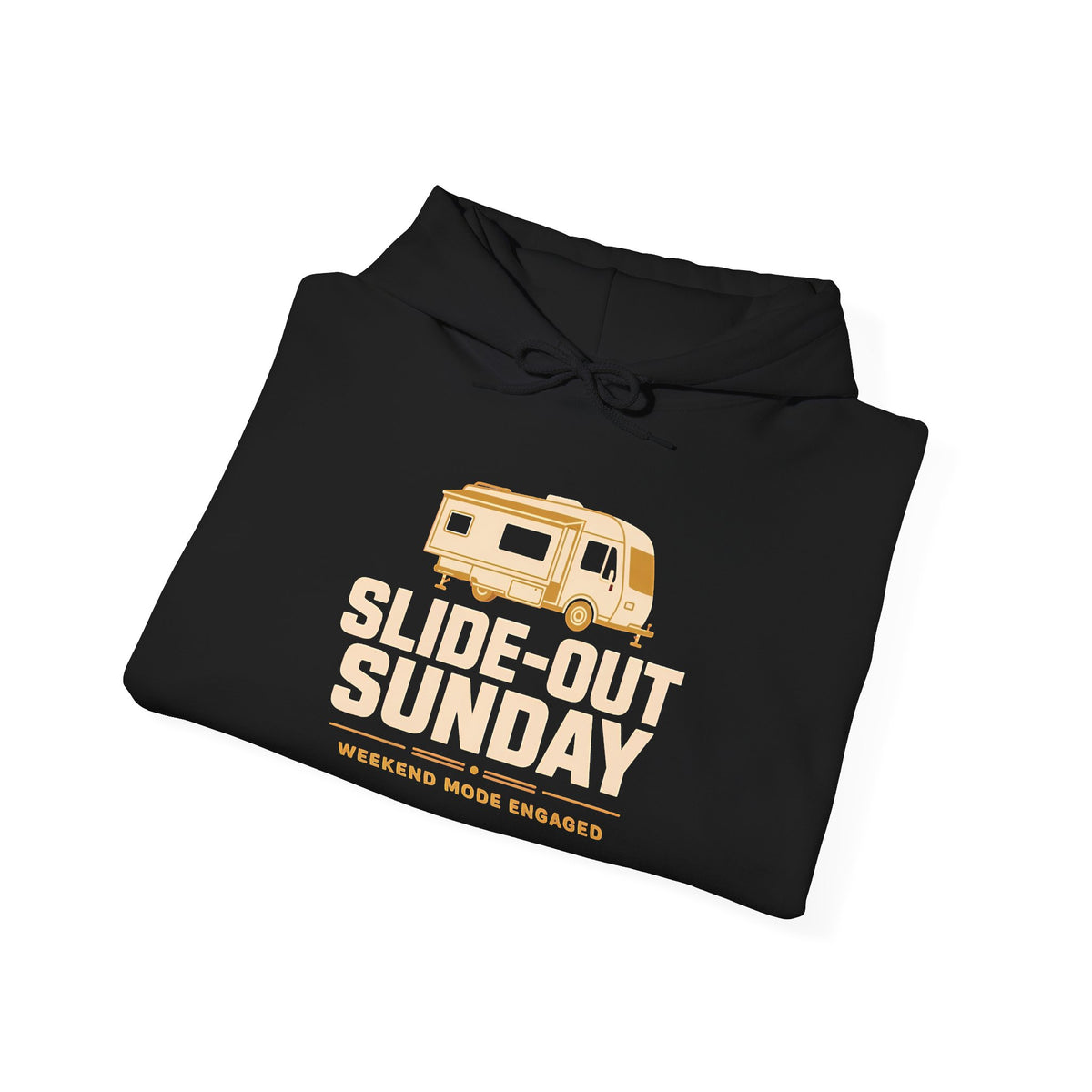 Slide-Out Sunday Funny Camping Hoodie