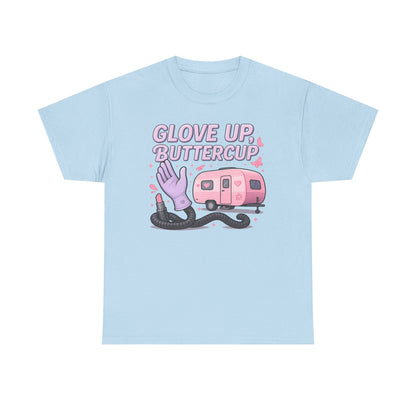 Glove Up, Buttercup: Empowering Female Campers Gildan Tee