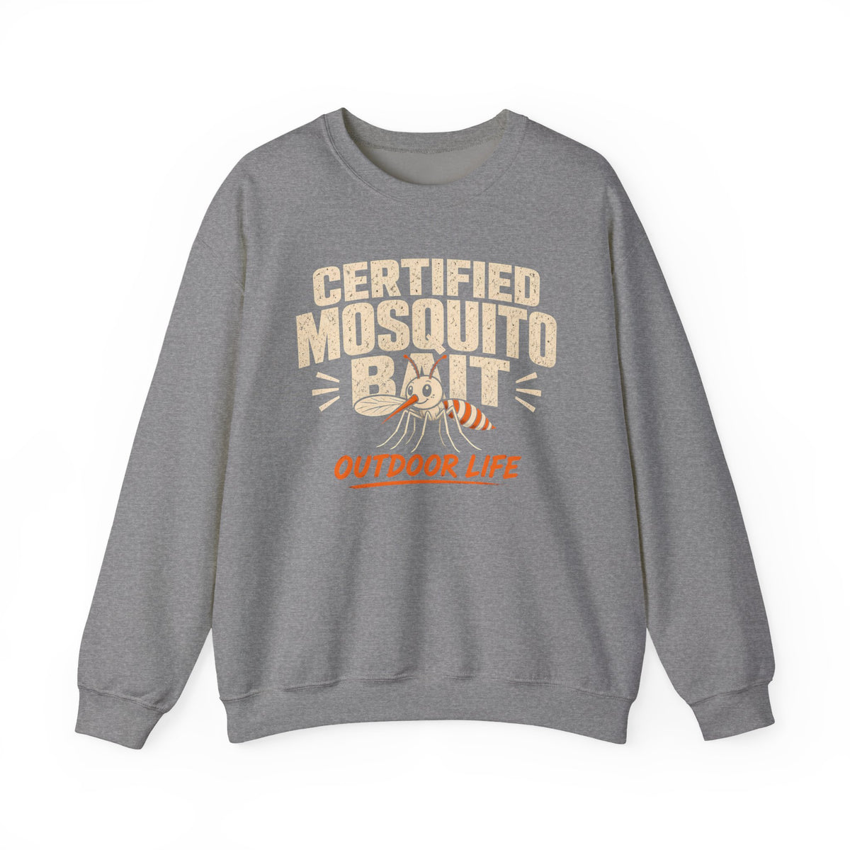 Certified Mosquito Bait Funny Camping Sweatshirt